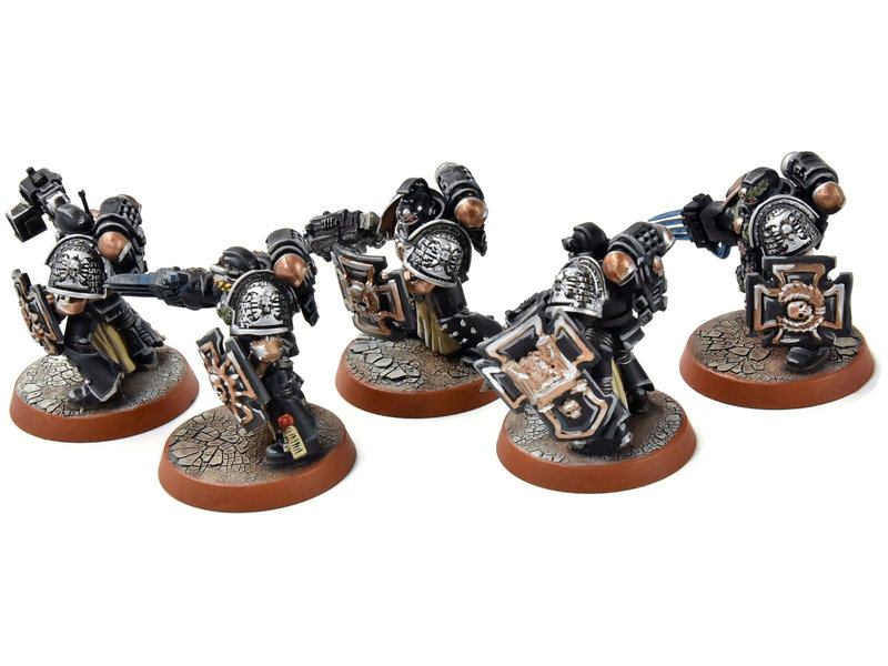 Games Workshop SPACE MARINES 5 Veterans #10 PRO PAINTED Warhammer 40K