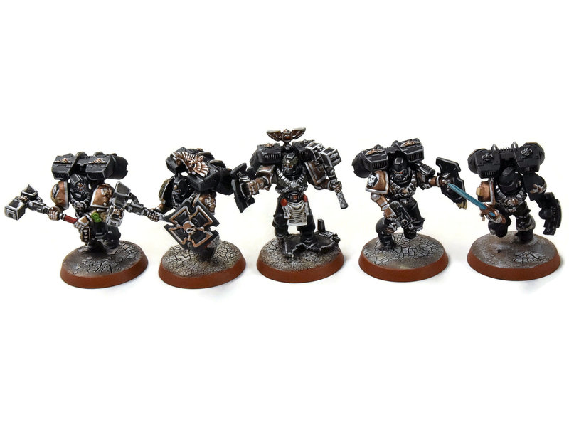 Games Workshop SPACE MARINES 5 Vanguard Assault Squad Marines #1 PRO PAINTED  40K