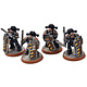 SPACE MARINES 4 Veterans w/ Chainswords #1 PRO PAINTED Warhammer 40K