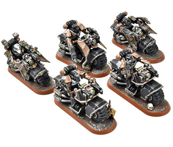 SPACE MARINES 5 Bikers #1 PRO PAINTED Warhammer 40K