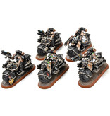 Games Workshop SPACE MARINES 5 Bikers #1 PRO PAINTED Warhammer 40K