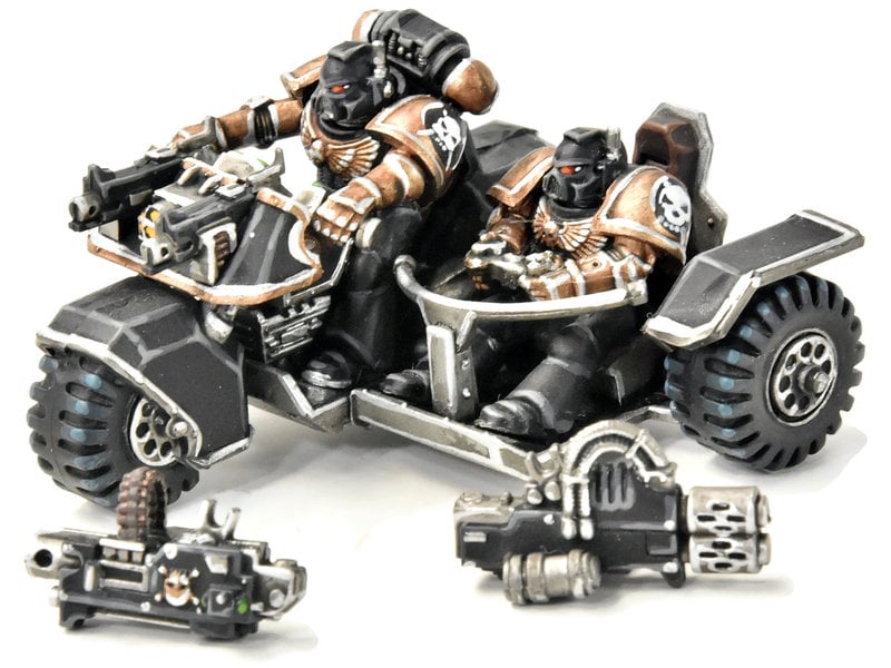 Games Workshop SPACE MARINES Attack Bike #2 PRO PAINTED Warhammer 40K