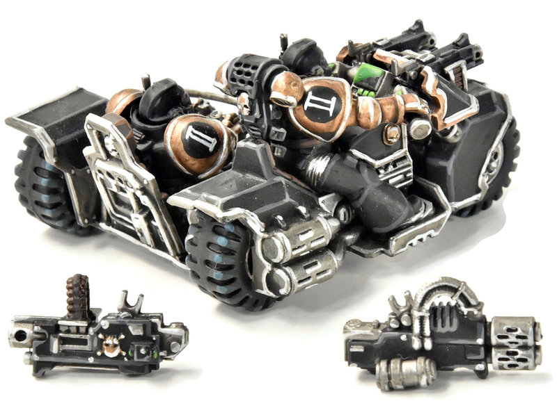 Games Workshop SPACE MARINES Attack Bike #2 PRO PAINTED Warhammer 40K