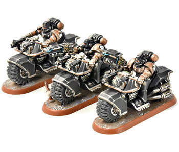 SPACE MARINES 3 Bikers #1 PRO PAINTED Warhammer 40K