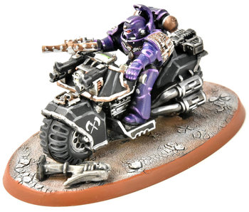 SPACE MARINES Librariran on Bike #4 PRO PAINTED Warhammer 40K