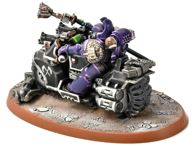 Games Workshop SPACE MARINES Librariran on Bike #4 PRO PAINTED Warhammer 40K