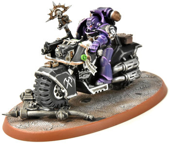 SPACE MARINES Librariran on Bike #3 PRO PAINTED Warhammer 40K