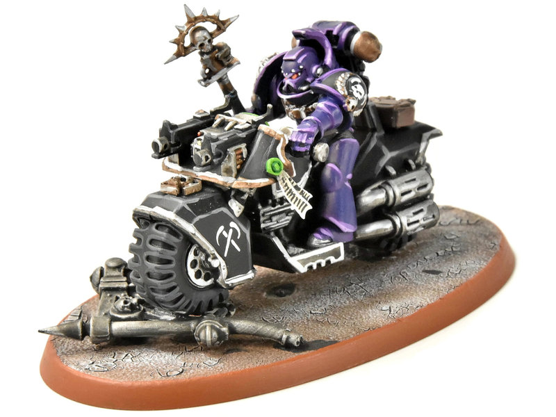 Games Workshop SPACE MARINES Librariran on Bike #3 PRO PAINTED Warhammer 40K