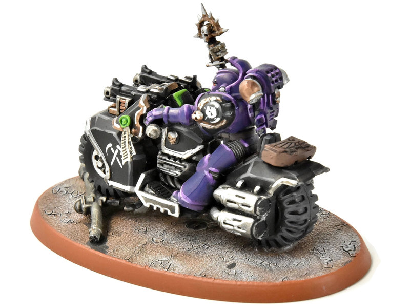 Games Workshop SPACE MARINES Librariran on Bike #3 PRO PAINTED Warhammer 40K