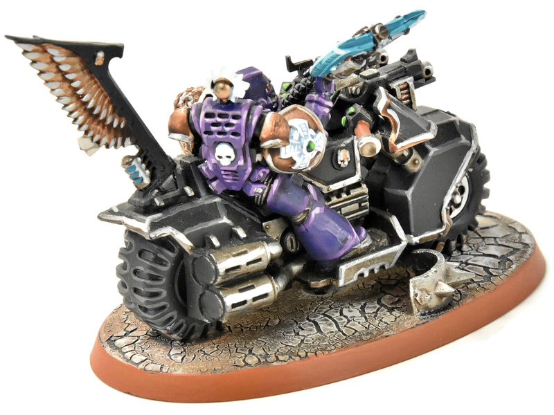 Games Workshop SPACE MARINES Librariran on Bike #6 PRO PAINTED Warhammer 40K