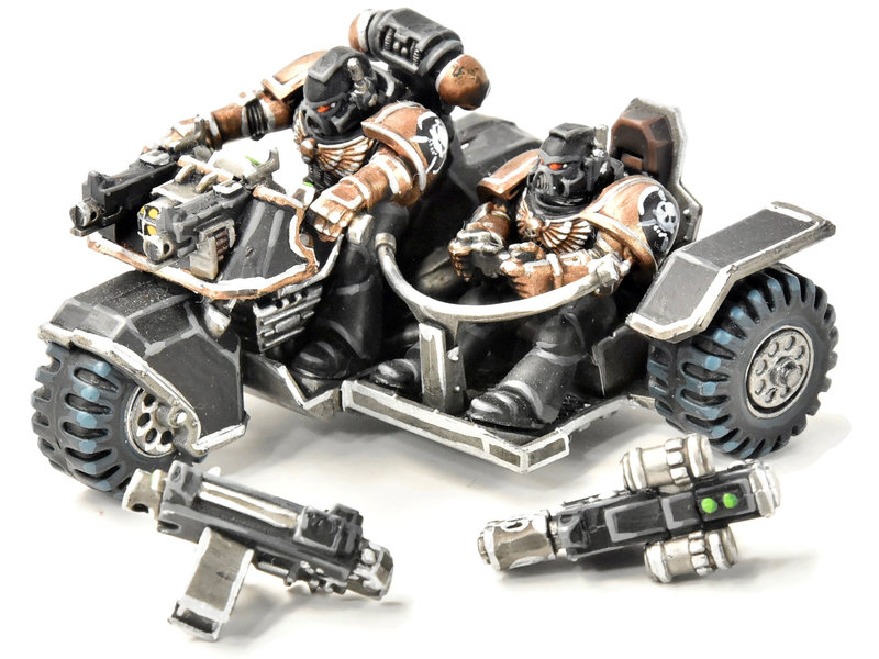Games Workshop SPACE MARINES Attack Bike #1 PRO PAINTED Warhammer 40K