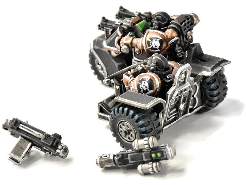 Games Workshop SPACE MARINES Attack Bike #1 PRO PAINTED Warhammer 40K
