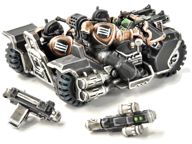 Games Workshop SPACE MARINES Attack Bike #1 PRO PAINTED Warhammer 40K