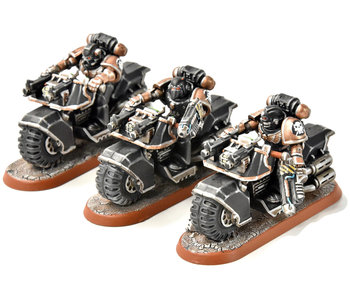 SPACE MARINES 3 Bikers #2 PRO PAINTED Warhammer 40K