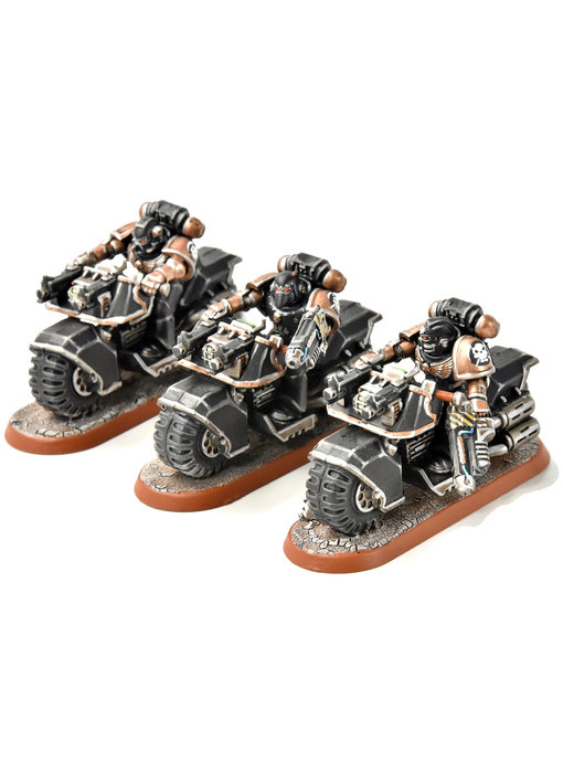 SPACE MARINES 3 Bikers #2 PRO PAINTED Warhammer 40K