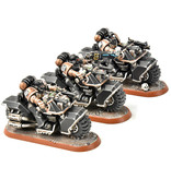 Games Workshop SPACE MARINES 3 Bikers #2 PRO PAINTED Warhammer 40K