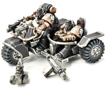 SPACE MARINES Attack Bike #3 PRO PAINTED Warhammer 40K