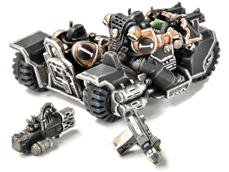 Games Workshop SPACE MARINES Attack Bike #3 PRO PAINTED Warhammer 40K
