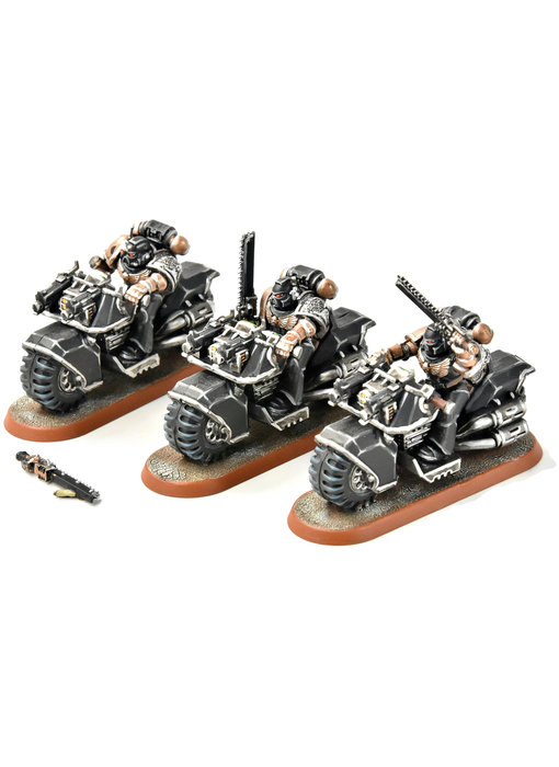 SPACE MARINES 3 Bikers #4 PRO PAINTED Warhammer 40K