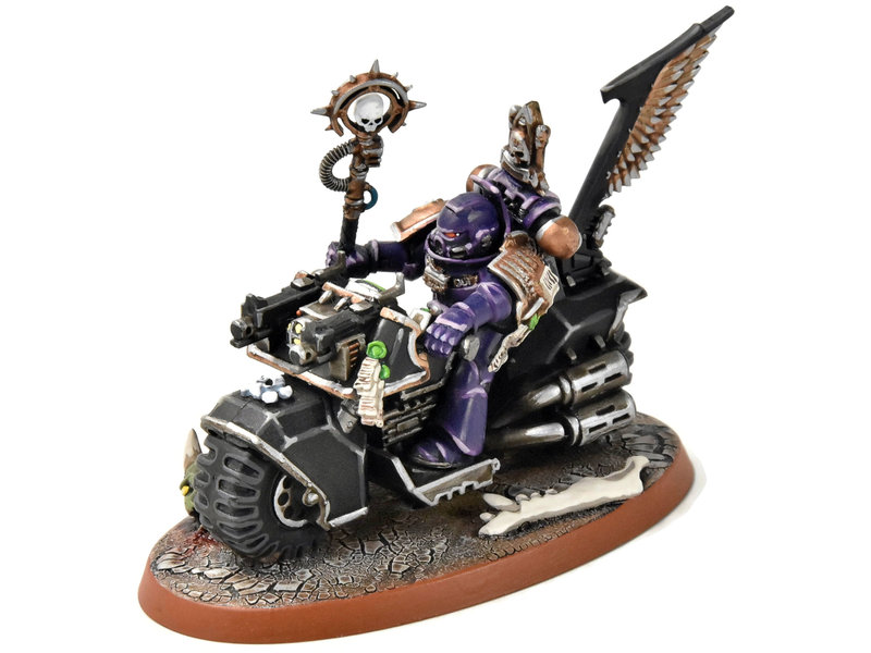 Games Workshop SPACE MARINES Librariran on Bike #1 PRO PAINTED Warhammer 40K