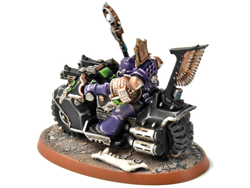 Games Workshop SPACE MARINES Librariran on Bike #1 PRO PAINTED Warhammer 40K