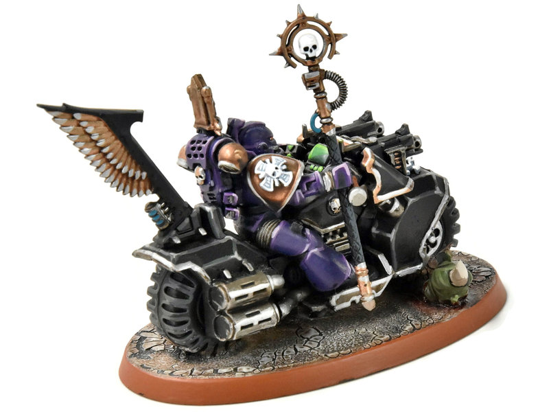 Games Workshop SPACE MARINES Librariran on Bike #1 PRO PAINTED Warhammer 40K