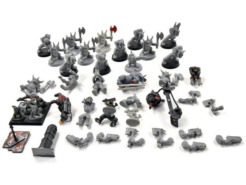 Games Workshop ORKS Loose Figures Lot #14 Most Incomplete Warhammer 40K