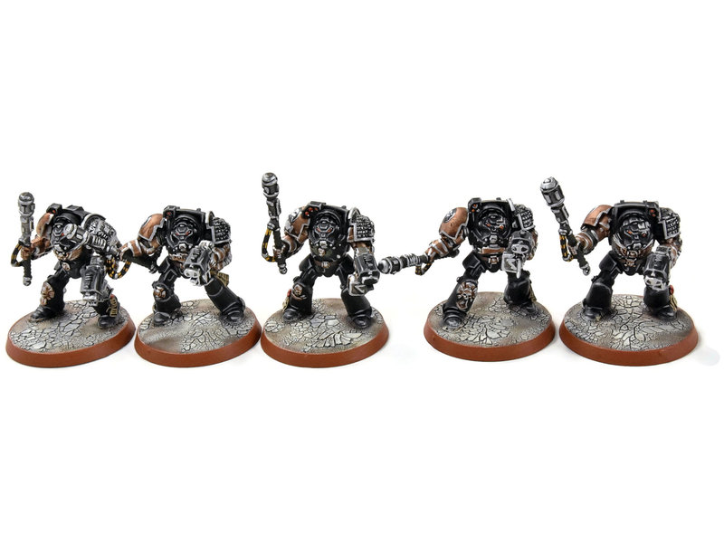 Games Workshop SPACE MARINES 5 Terminators #1 PRO PAINTED Warhammer 40K