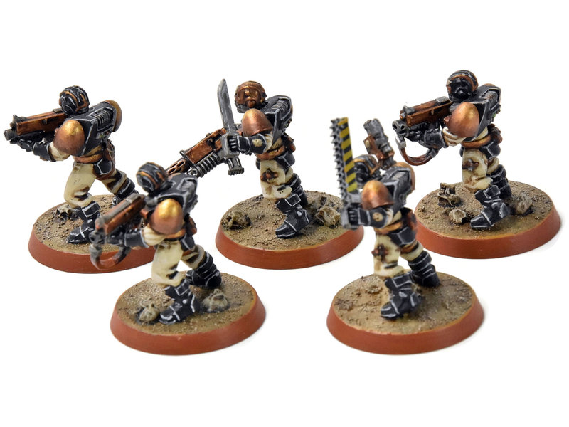 Games Workshop SPACE MARINES 5 Scouts Converted #1 PRO PAINTED Warhammer 40K