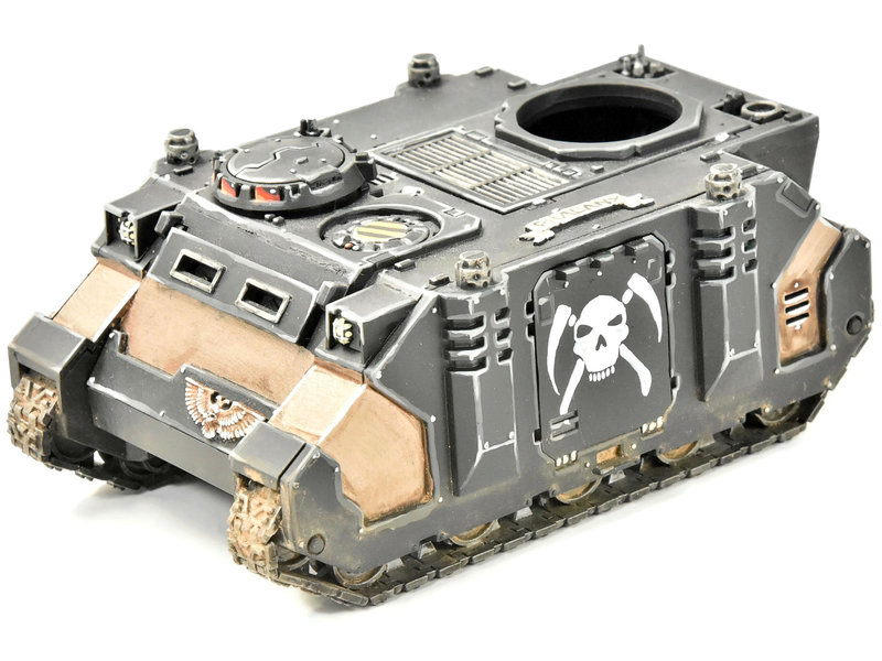 Games Workshop SPACE MARINES Rhino #1 missing turret PRO PAINTED Warhammer 40K