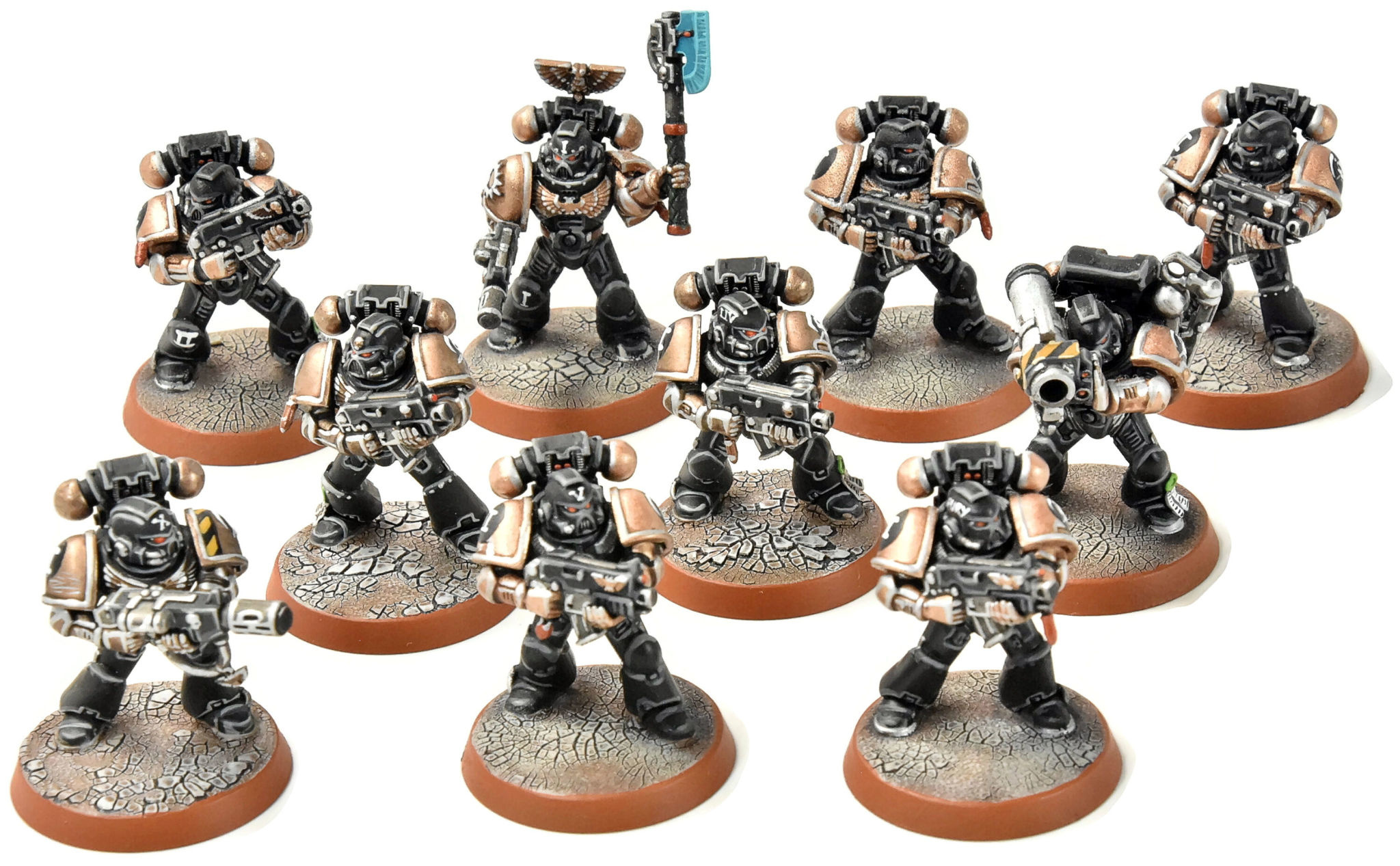 SPACE MARINES 10 Tactical Squad #6 Warhammer 40K - Kingdom of the 