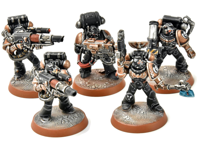 Games Workshop SPACE MARINES 5 Devastators #2 PRO PAINTED Warhammer 40K