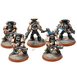 Games Workshop SPACE MARINES 5 Veterans with Special Weapons #1 missing one head PRO PAINTED