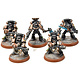 SPACE MARINES 5 Veterans with Special Weapons #1 missing one head PRO PAINTED