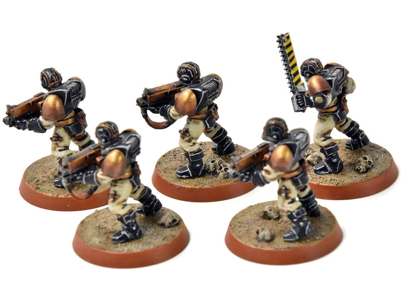 Games Workshop SPACE MARINES 5 Scouts Converted #4 PRO PAINTED Warhammer 40K