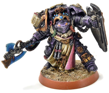 SPACE MARINES Librarian in Terminator Armour #1 PRO PAINTED FINECAST 40K
