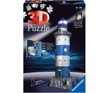 Phare la nuit 3D Puzzle (216pcs)