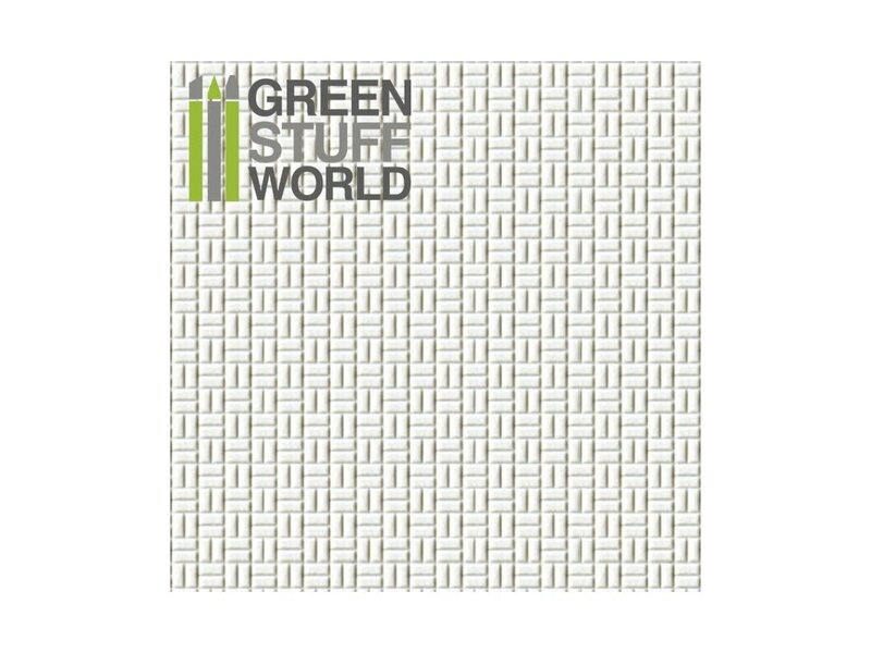 Green Stuff World ABS Plasticard - OFFSET RECTANGLE Small