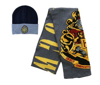 Harry Potter - Hogwarts Beanie Scarve Combo