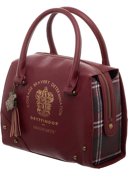 Harry Potter - Gryffindor Plaid Top Roll Handbag