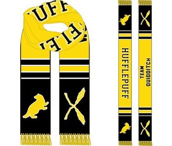 Harry Potter - Team Hufflepuff Quidditch Scarf Black Yellow