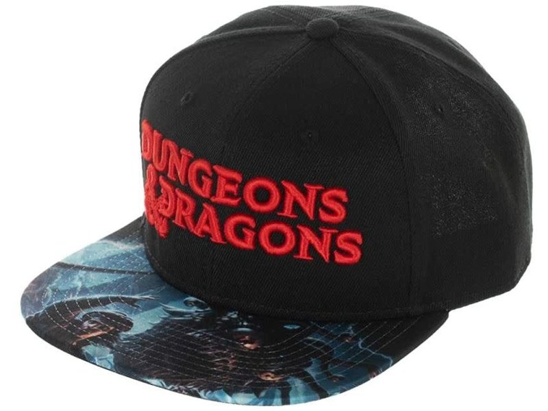 Bioworld Dungeons And Dragons - Red Logo Acrylic Snapback