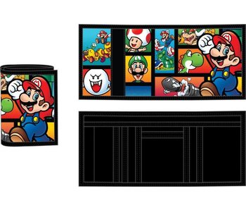 Nintendo - Kids Character Panel Super Mario Trifold Wallet