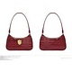 Harry Potter - Gryffindor Metal Badge On Croco Handbag