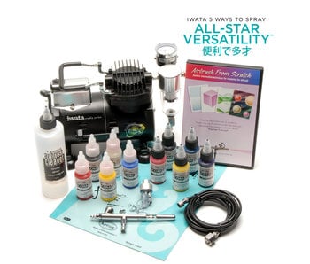 Iwata IW120 Neo Gravity-Feed Airbrushing Set 