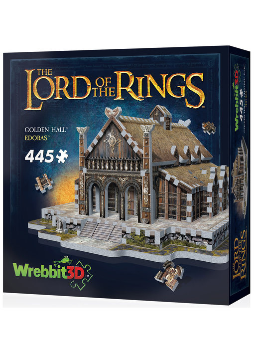 Wrebbit Le seigneur des anneaux - château d'or (445Pcs) 3D Puzzle