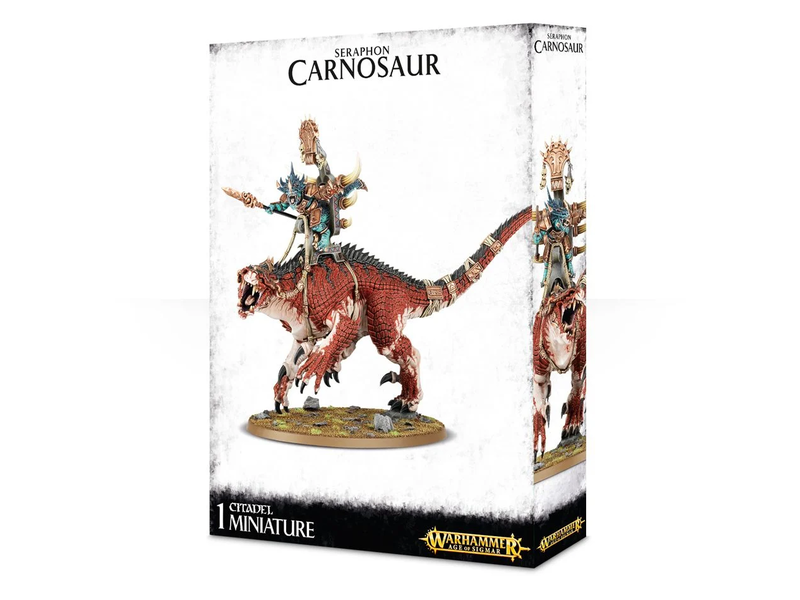 Games Workshop Saurus Scar-Veteran on Carnosaur
