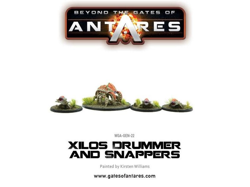 Warlord Games Beyond the Gates of Antares Xilos Snapper and Drummer