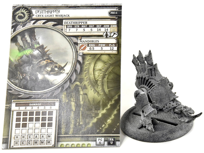 WARMACHINE Deathripper #1 METAL cryx