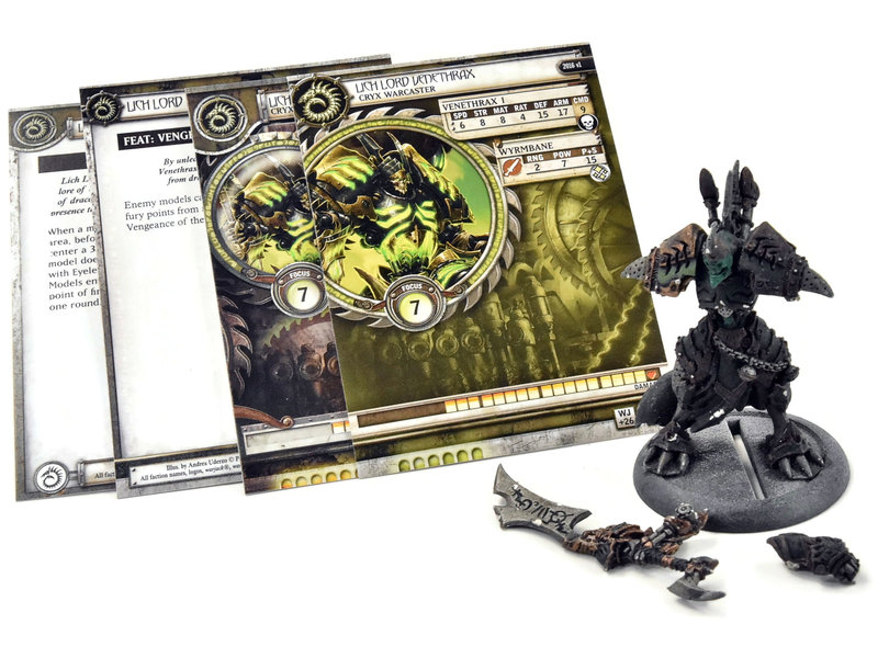 WARMACHINE Lich Lord Venethrax #1 METAL cryx